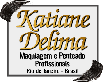 Logomarca do sítio da maquiadora e cabeleireira profissional KATIANE DELIMA.